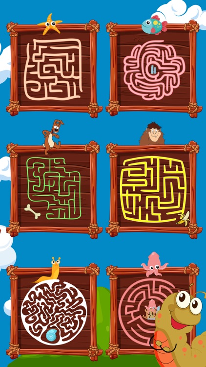 Animal Mazes - Find the Exit