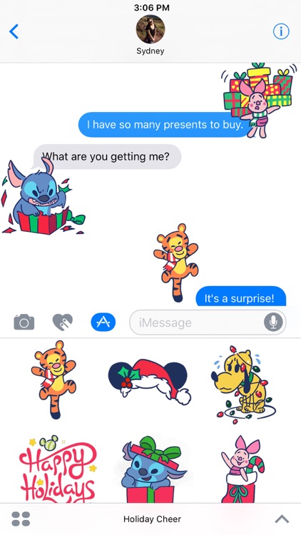 Disney Stickers: Holiday Cheer