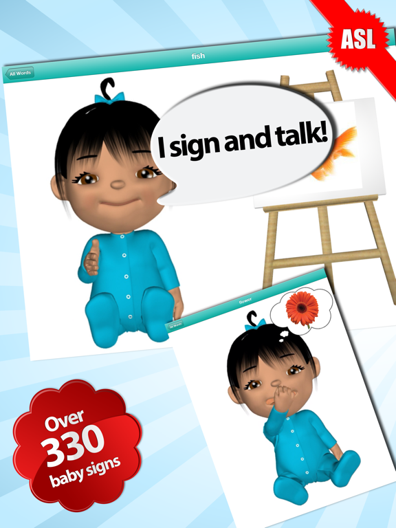 Screenshot #4 pour Baby Sign and Learn ASL Pro