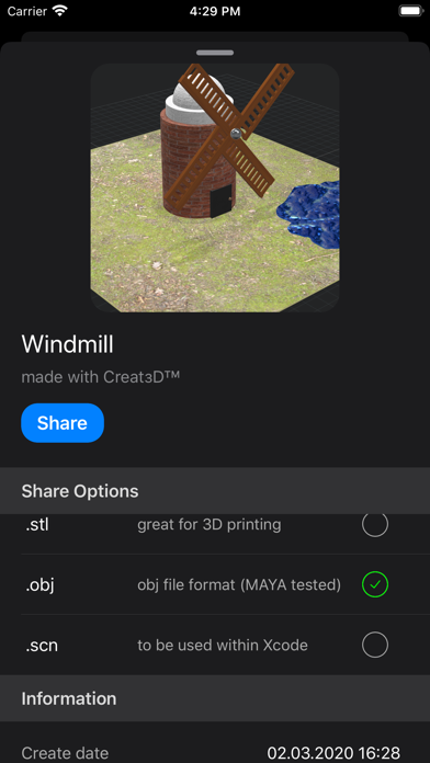 Creat3D™ Screenshot