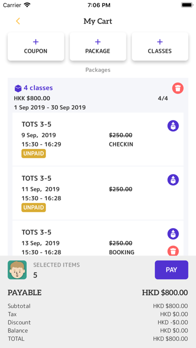 App screenshot