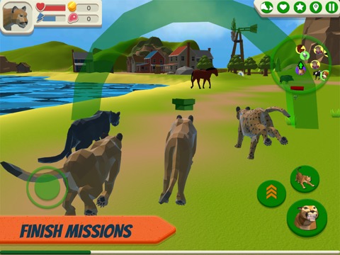 Cougar Simulator: Big Catsのおすすめ画像2