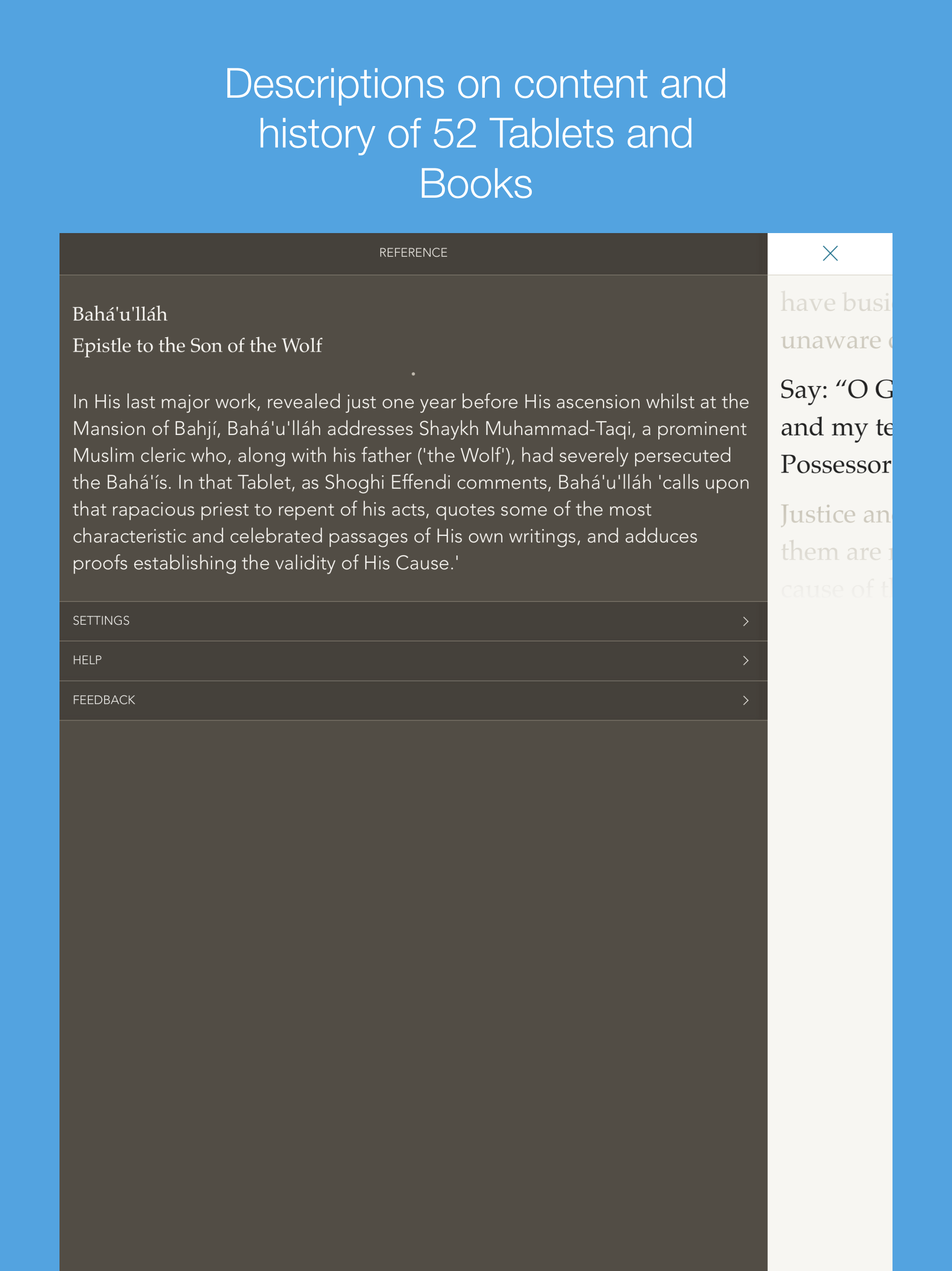 Intone – The Bahá'í Writings