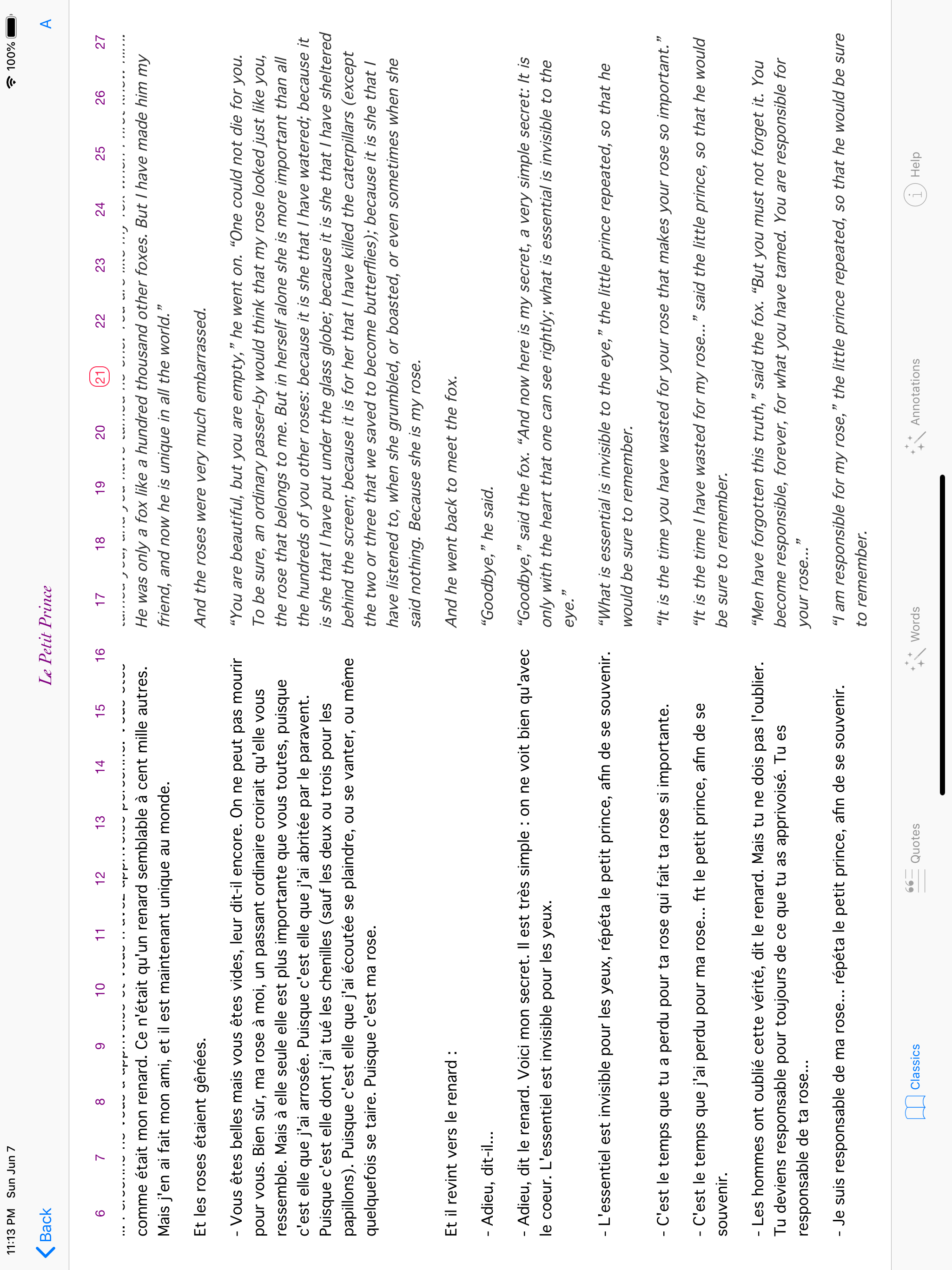 Bilingual French Classics screenshot 13
