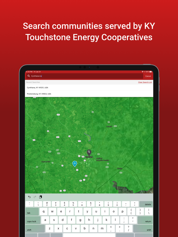 KY PowerMap iPad screenshot 5 - Business app