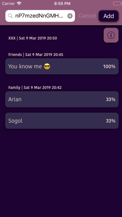 Screenshot #1 pour Know-Me