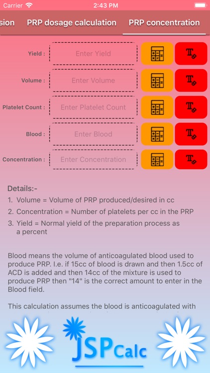 jspCalc -Centrifuge calculator screenshot-4