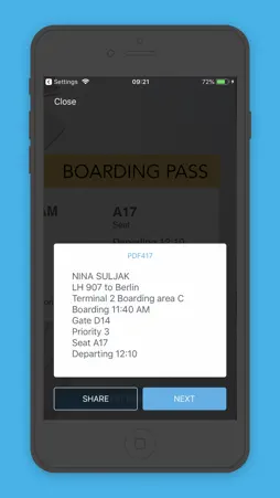 PDF417 Barcode Scanner screenshot 2