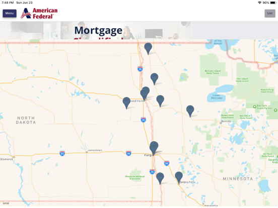 American Federal Bank iPad screenshot 5 - Finance app