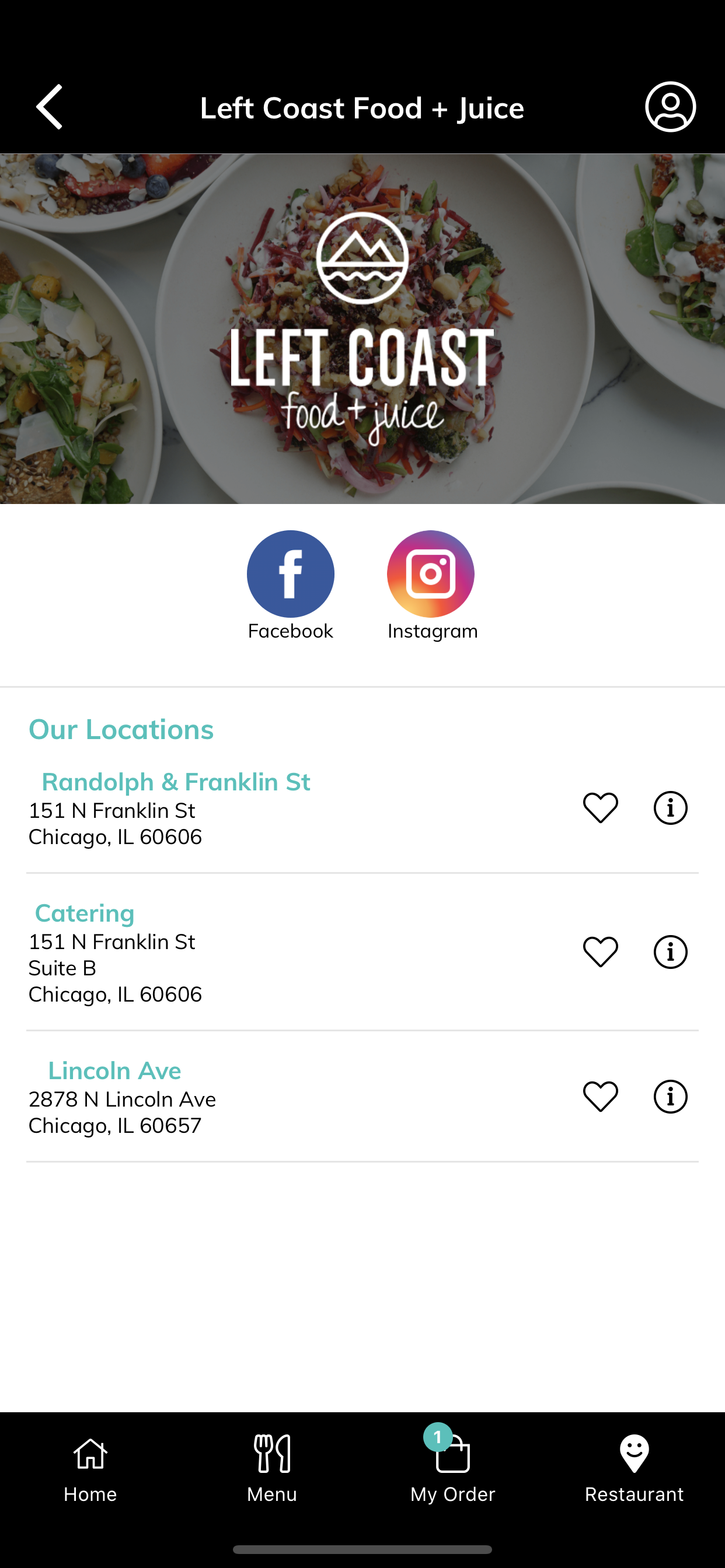 Left Coast Food + Juice screenshot 4