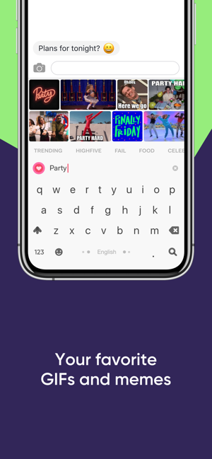 ‎Fleksy- GIF, Web & Yelp Search Screenshot