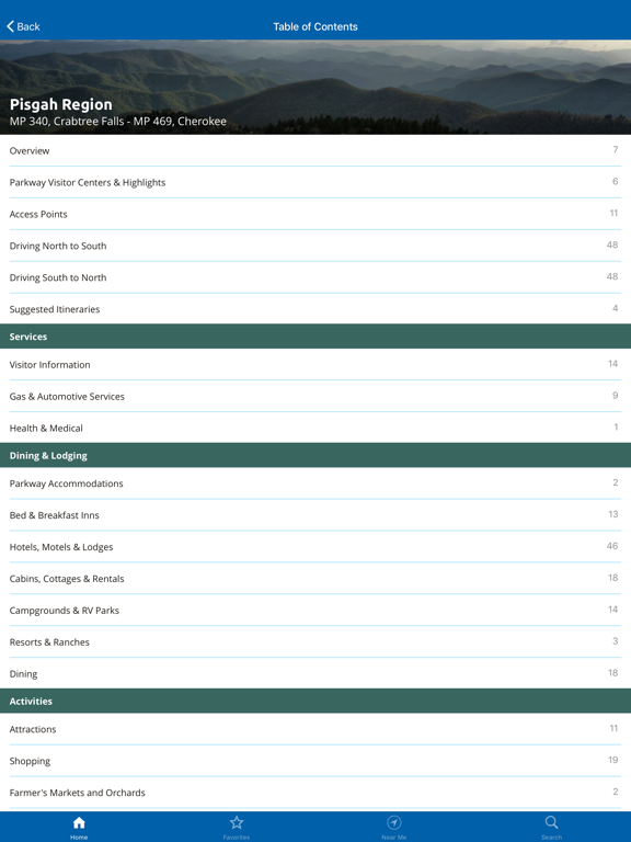 Screenshot #5 pour Blue Ridge Pkwy Travel Planner