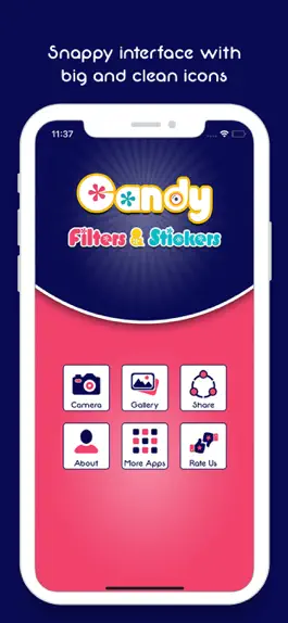 Game screenshot Candy Photo Filters & Stickers mod apk
