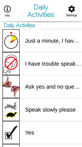 SmallTalk Daily Activities screenshot
