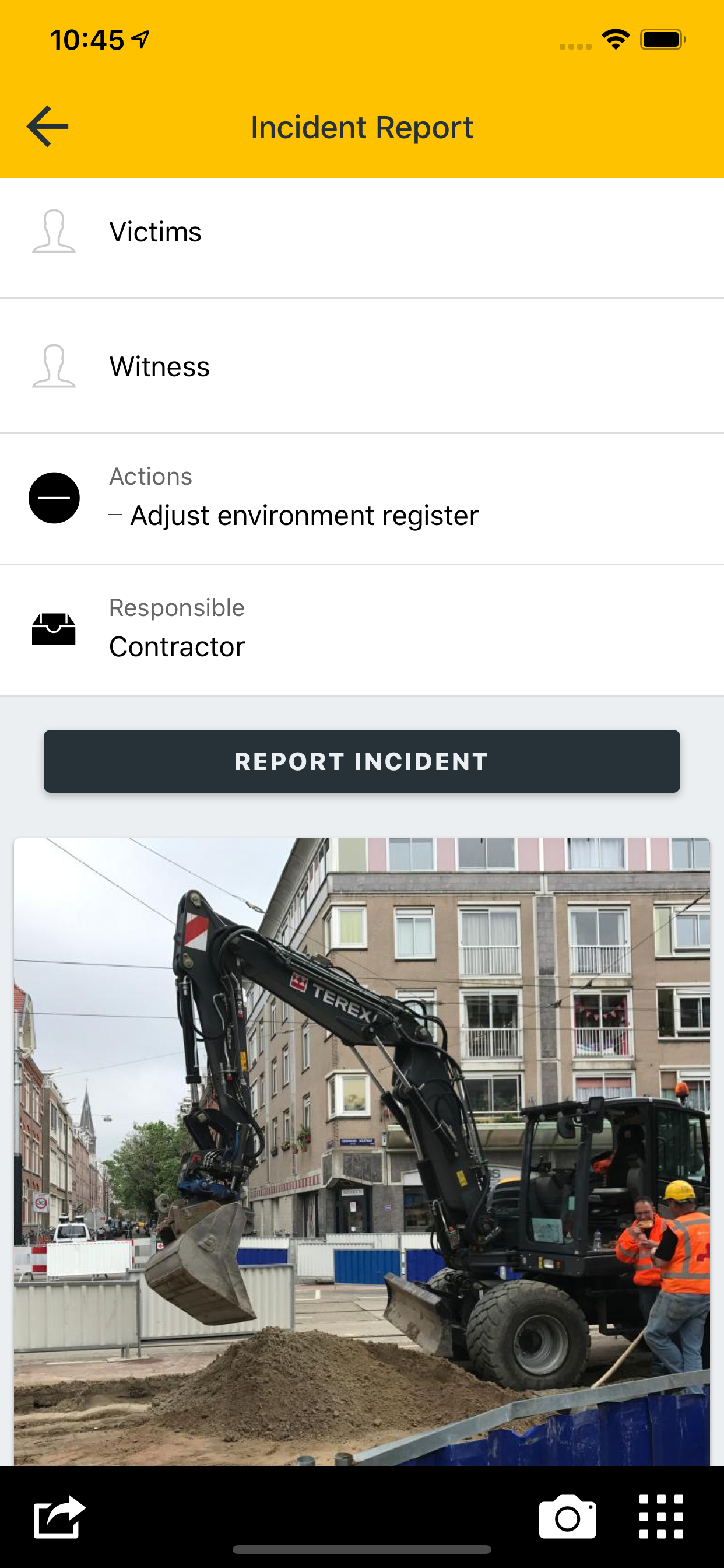 Incident reporting & followup screenshot 4
