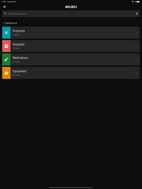 Muru iPad screenshot 3 - Medical app