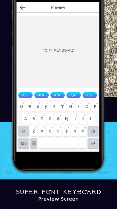 Screenshot #2 pour Fancy Font Keyboard
