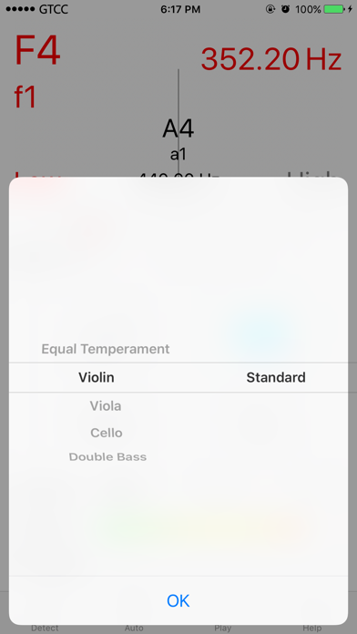 Violin Family Tuner Screenshot