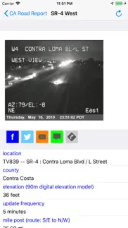 california road report iphone screenshot 2