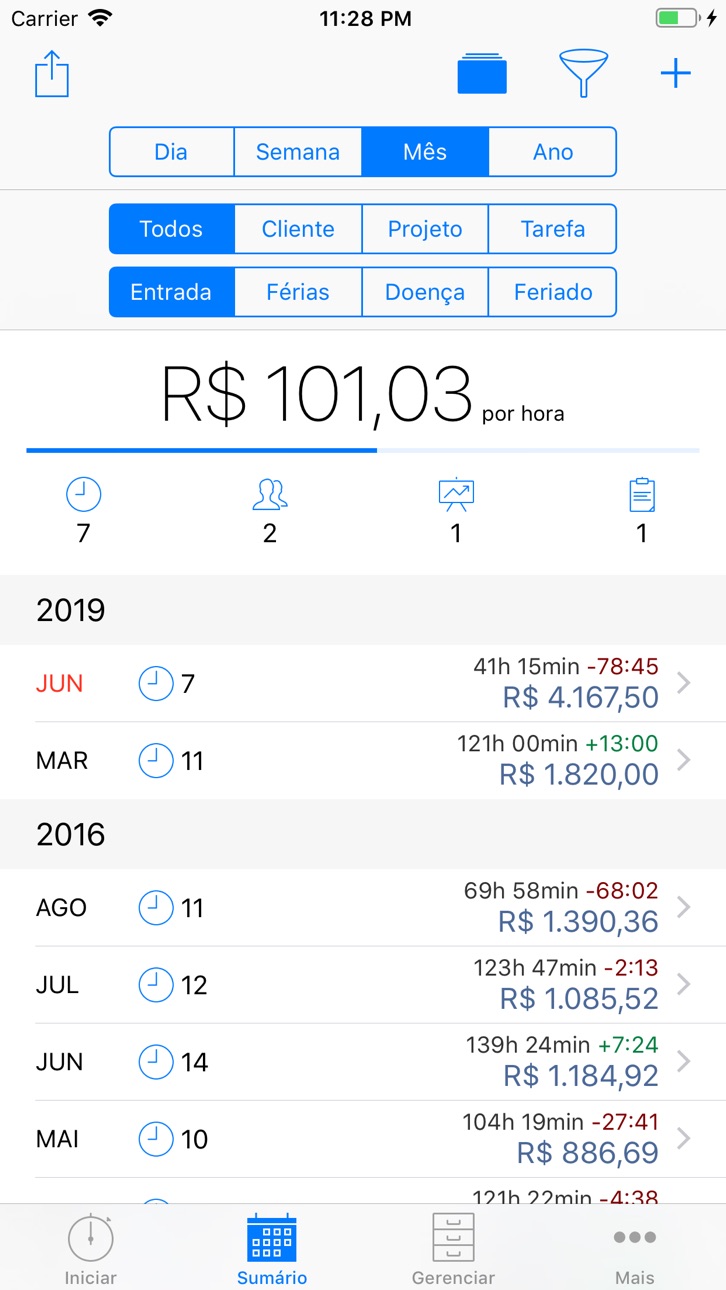 iPhone screenshot