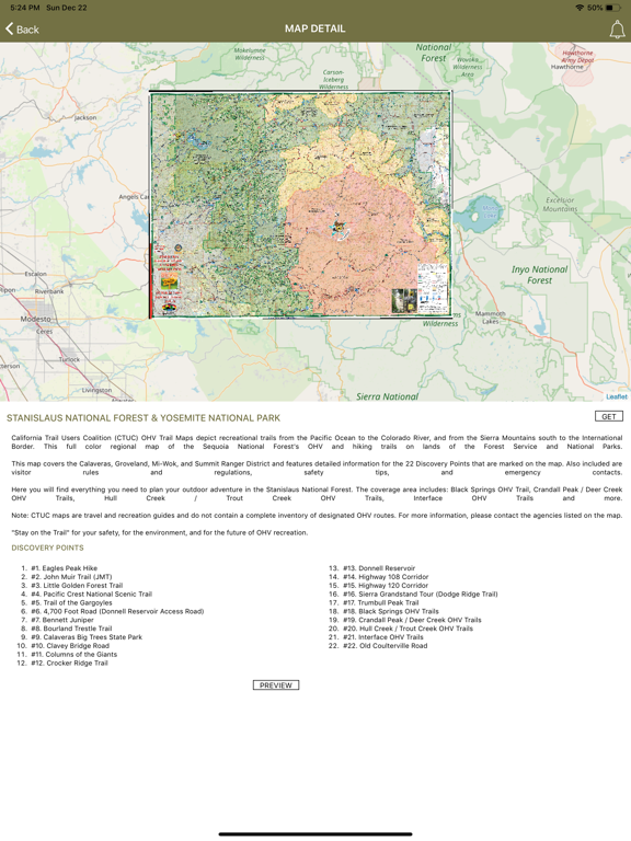 Screenshot #5 pour OHV Trail Map California