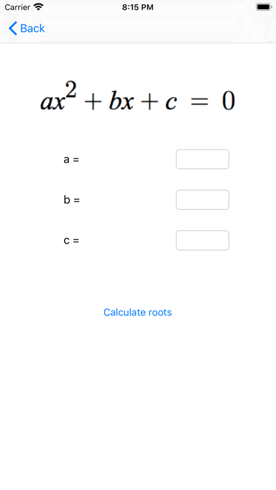 Function Quadratic screenshot 2