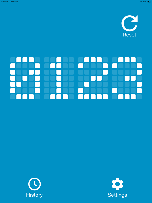 Tally Counter DIGITAL iPad screenshot