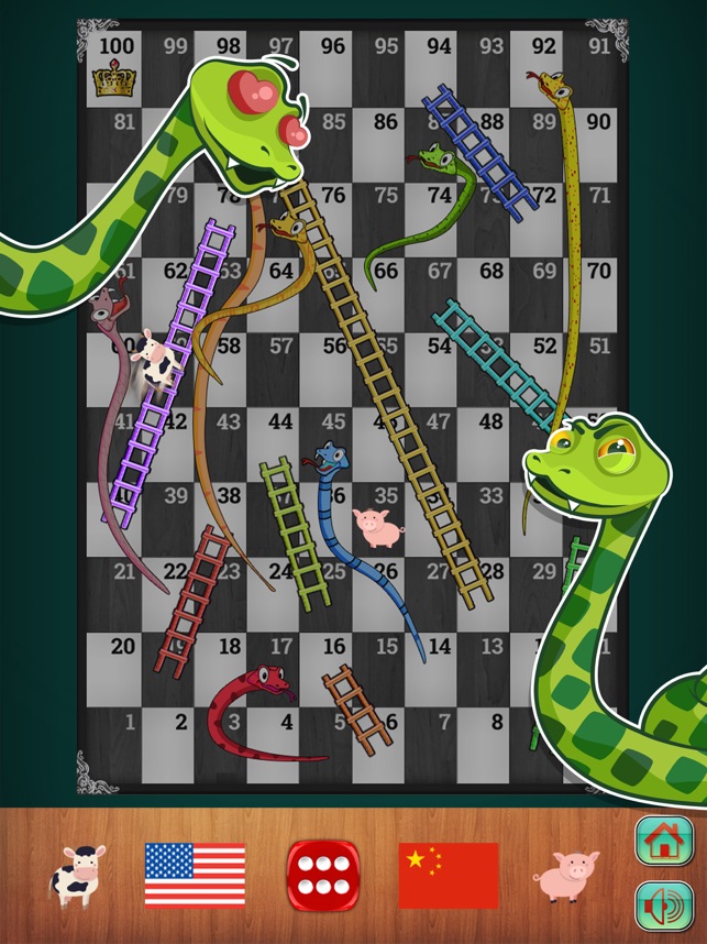 Play Snakes and Ladders Dice Game Online