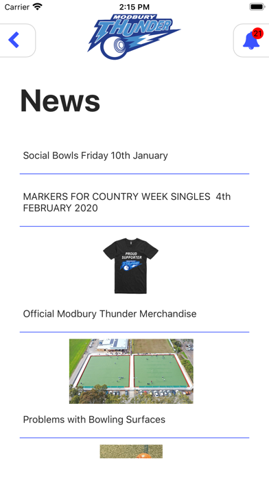 Screenshot #3 pour Modbury Bowling Club