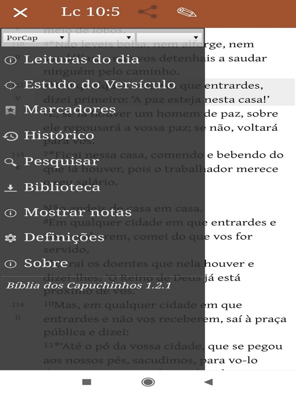 Screenshot #4 pour Bíblia dos Capuchinhos
