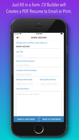 CV Builder - Resume & CV Makerのおすすめ画像4