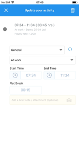 Staff Times - My Time screenshot