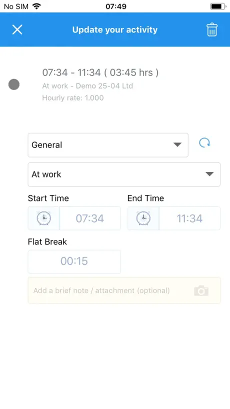 Staff Times - My Time