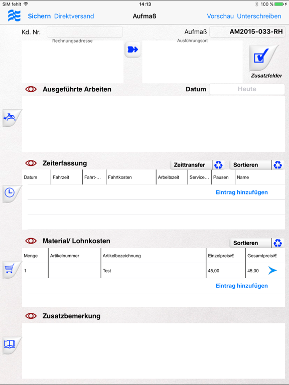 Screenshot #6 pour MEiAPPS Aufmaß