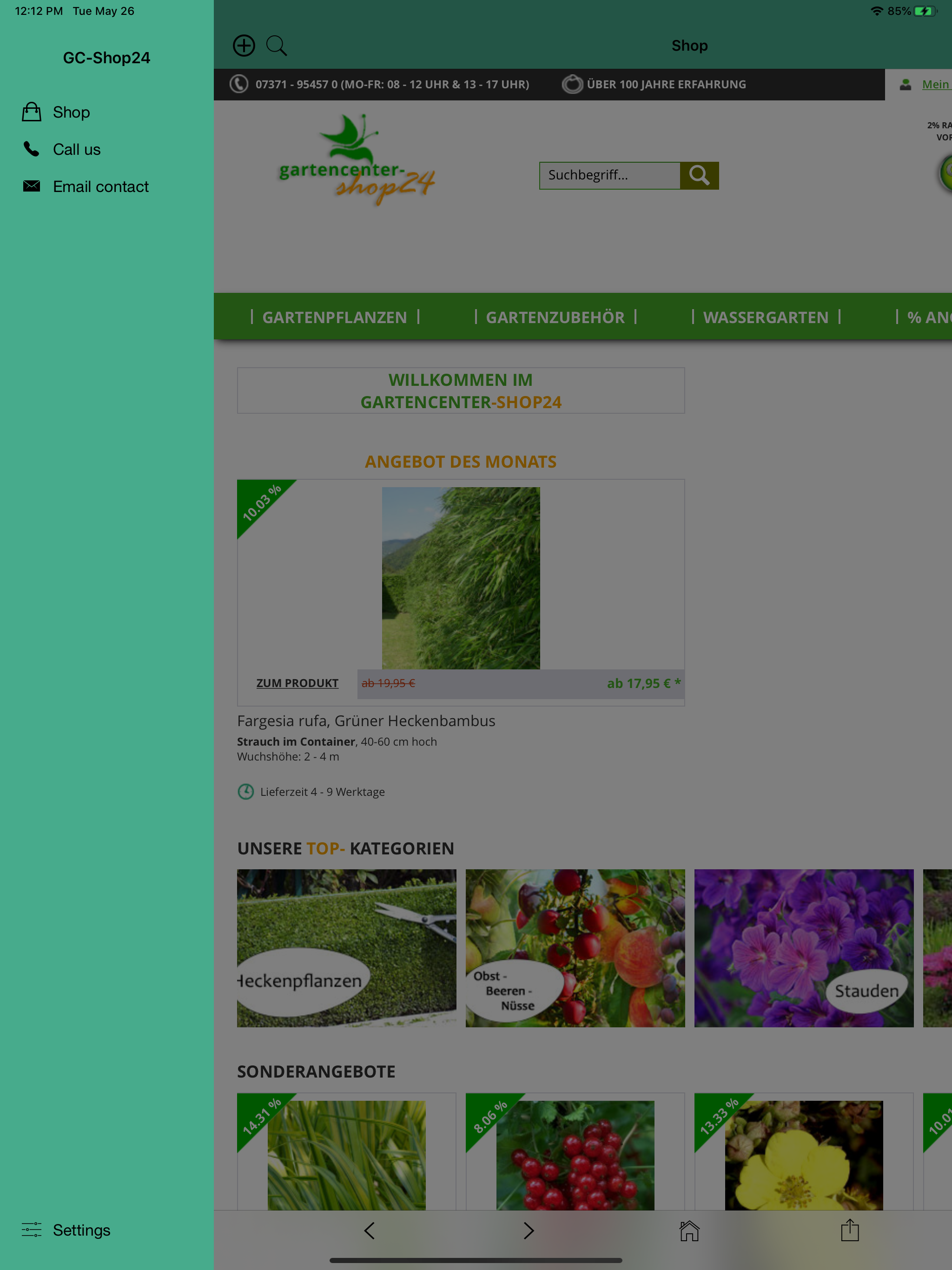 Gartencenter-Shop24