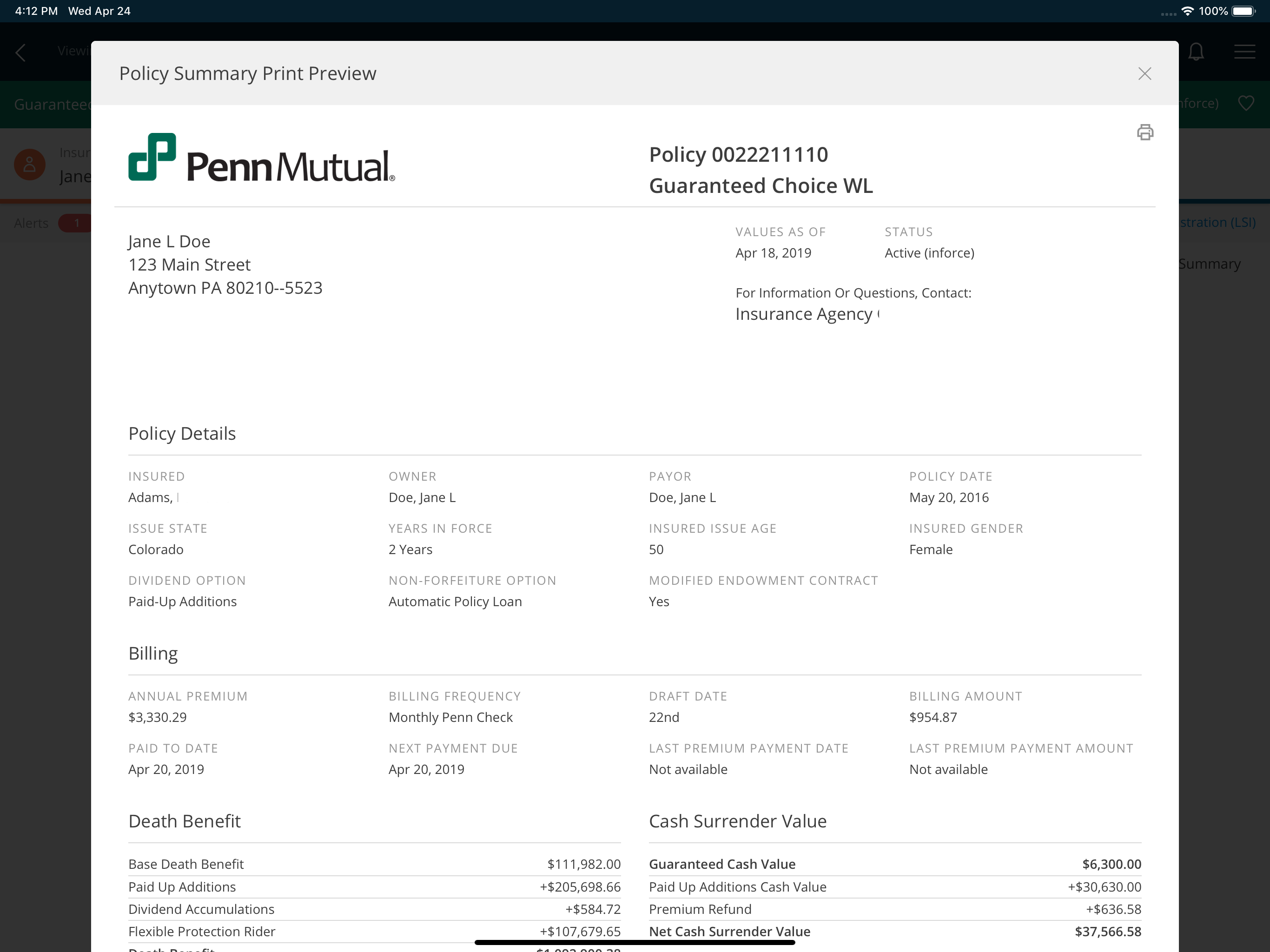 Penn Mutual InSight