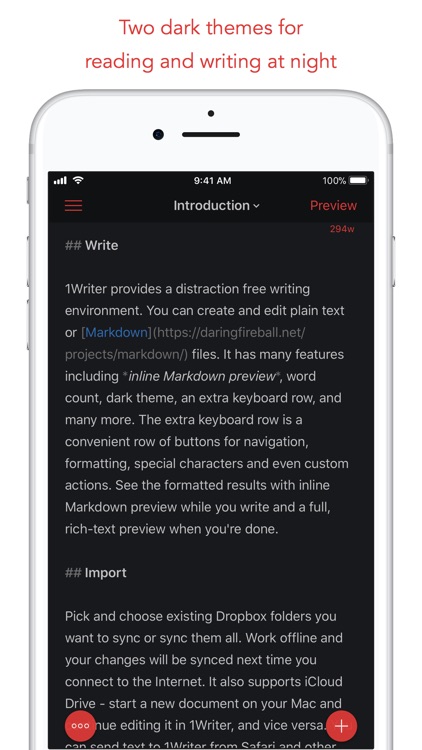 1Writer - Markdown Text Editor