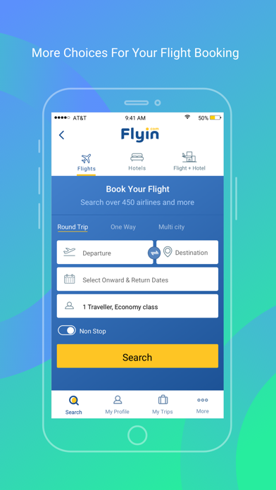 Flyin.com - طيران و فنادق Screenshot