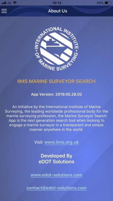 Marine Surveyor Search Screenshot