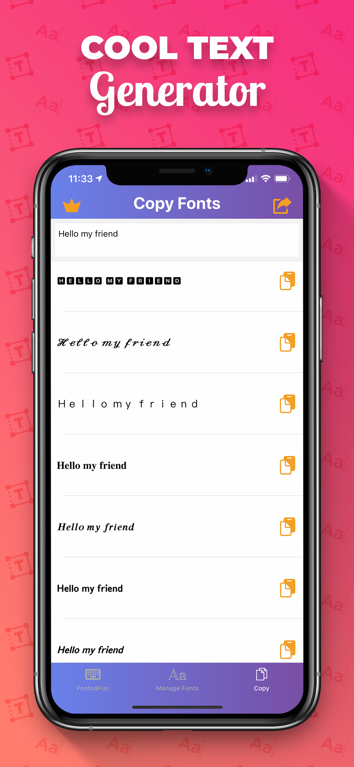 Fonts4Fun screenshot 4