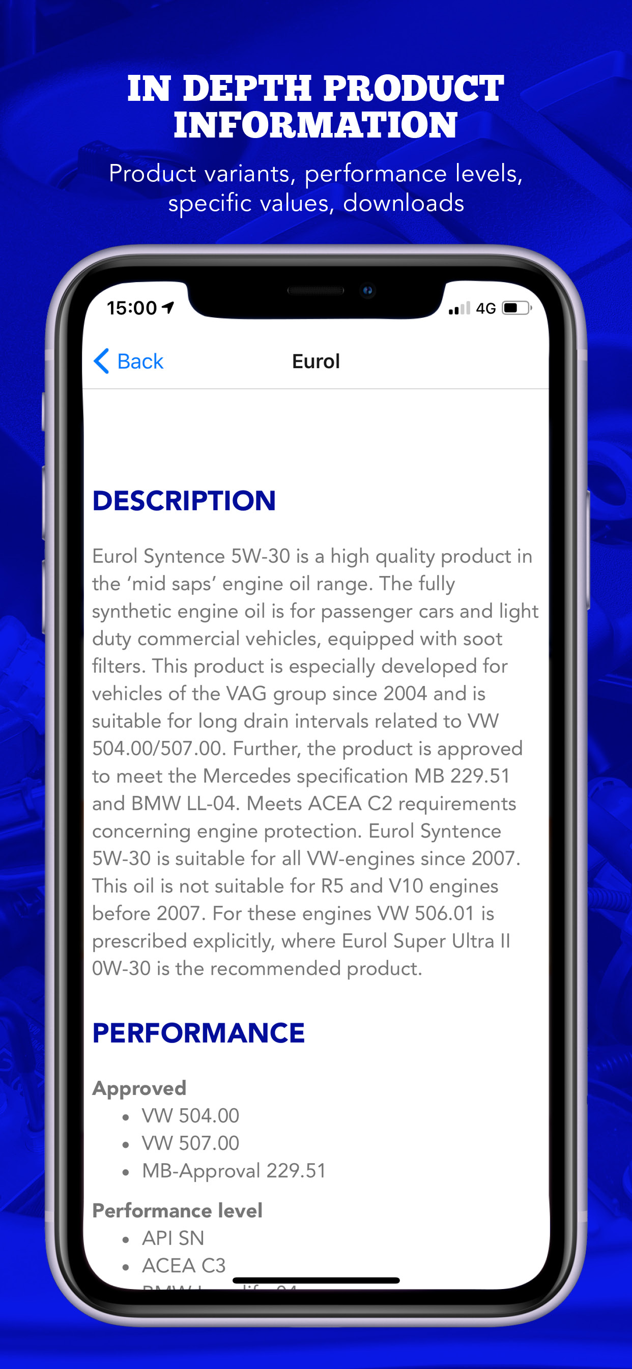 Eurol Oil Advisor screenshot 6
