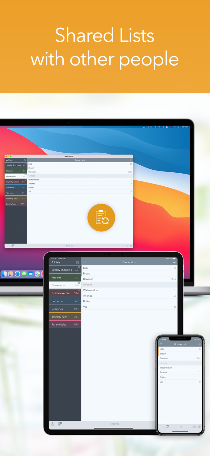 MyGrocery Shopping List
