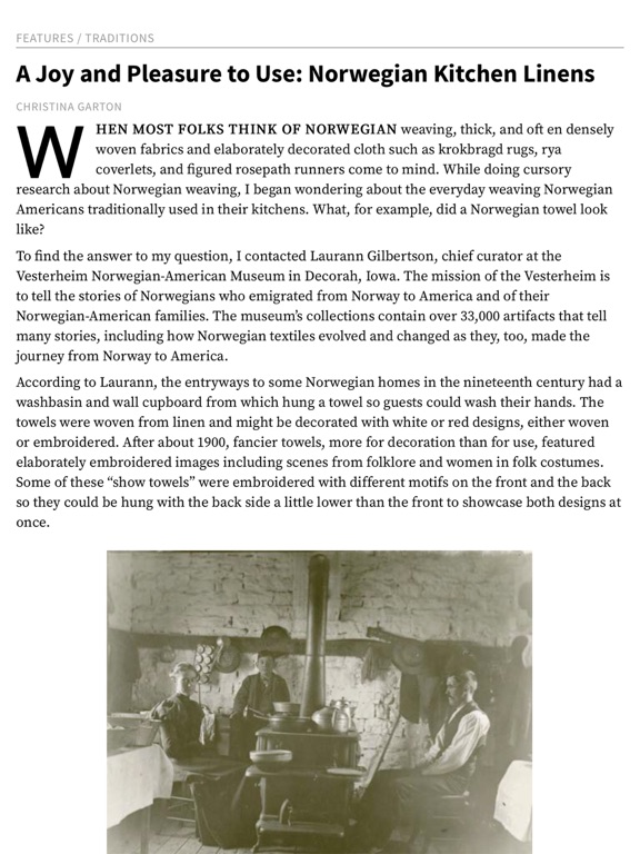 Handwoven iPad screenshot 5 - Magazines & Newspapers app