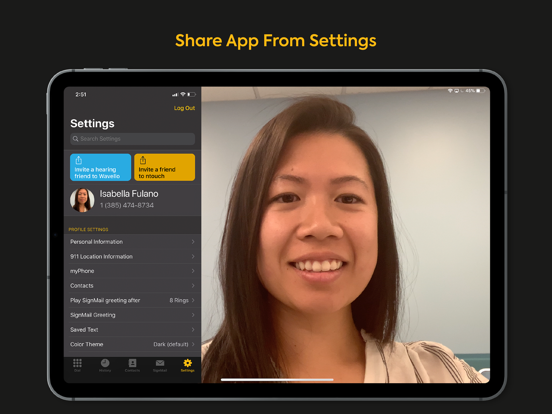 ntouch® iPad screenshot 4 - Social Networking app
