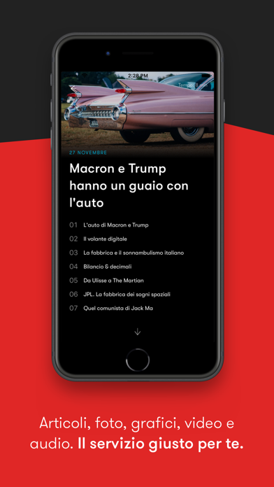 List. Non si clicca, si legge Screenshot