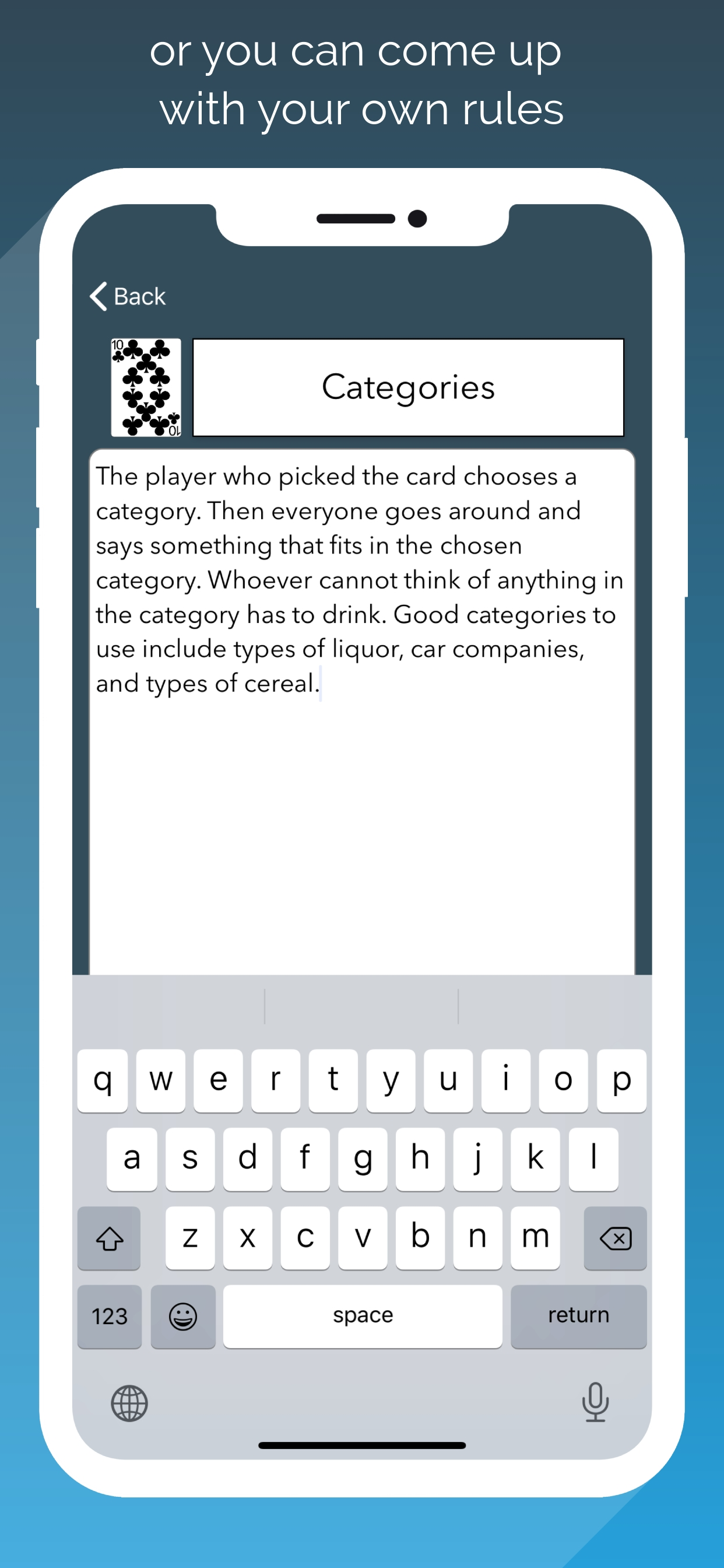 Waterfall - The Drinking Game