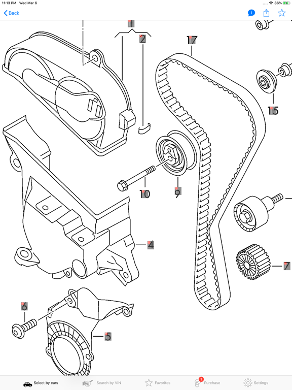 Screenshot #4 pour Skoda parts and diagrams