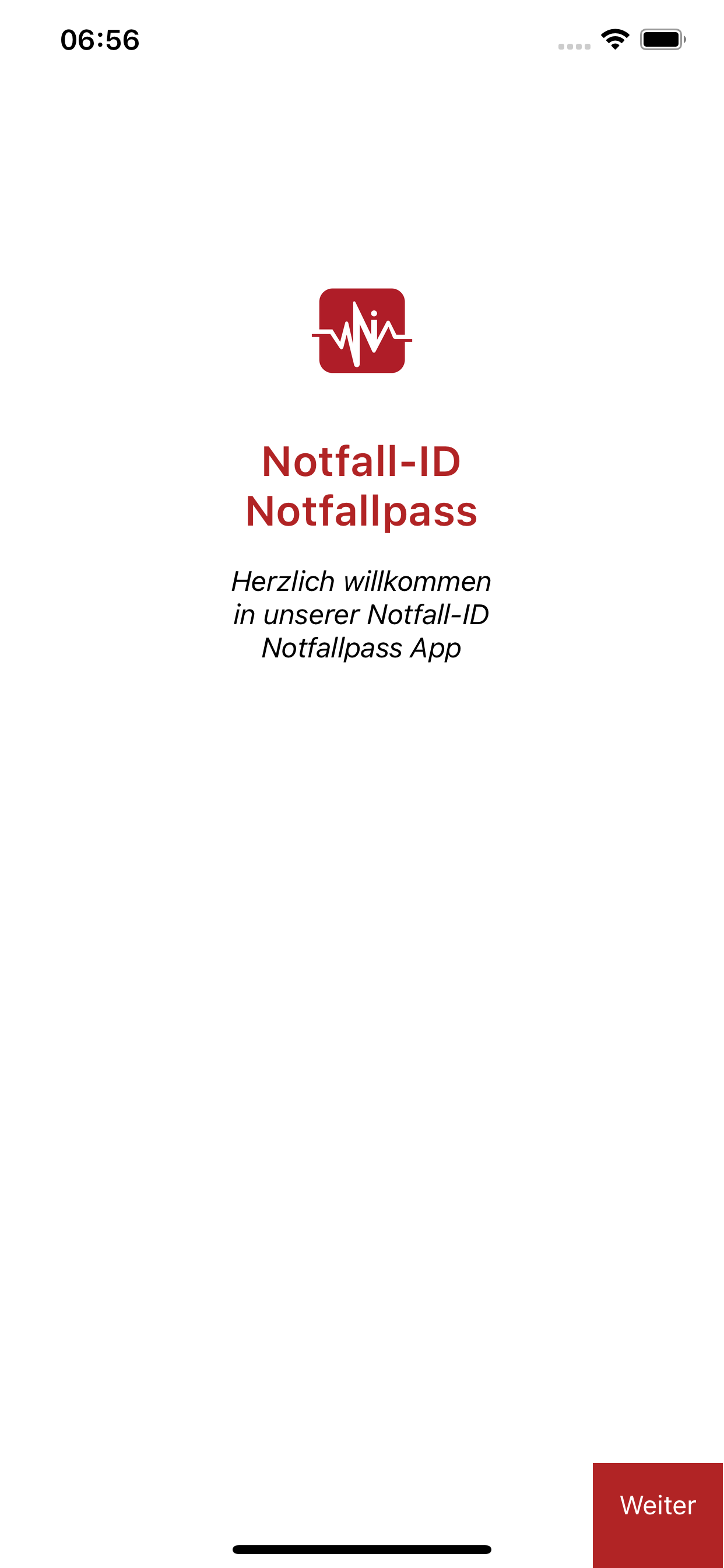 Notfall-ID Notfallpass