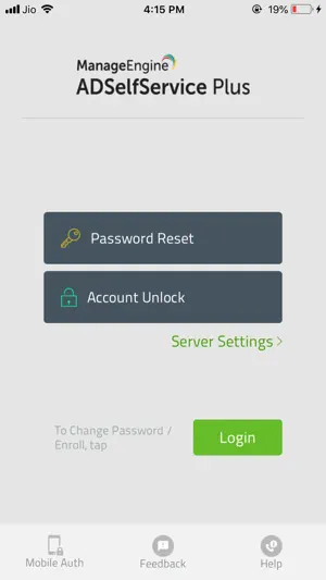 ManageEngine ADSelfServicePlus screenshot 1