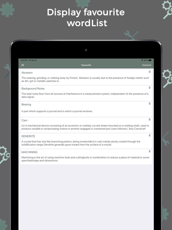 Mechanical Dictionary -Offline iPad screenshot